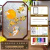 No Necesita Filigrana, Bandeja de Té con Esmalte de Filigrana, Esmalte Cloisonné Patrimonio Cultural Inmaterial, Bandeja de Vidrio de Madera de Nogal, Carpas de la Buena Suerte, Regalo Hecho a Mano