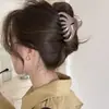Cor Caramelo Ondas d'Água Laço Pegador Feminino High-End 2025 Novo Grampo de Cabelo Grampo Versátil Presilha de Tubarão Acessório de Cabelo