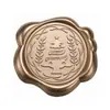Série de Natal Adesivos de Selo de Cera Bronze Antigo para Envelopes, Convites, Garrafas de Vinho e Decoração de Presentes