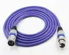 Cable de Audio XLR de Color Grande de Tres Conductores Transfronterizo Adecuado para Micrófono Mezclador Micrófono Audio Cable de Audio
