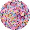 Cola Creme Frutas Borboleta Coração Argila Macia Não Porosa Fatias Flor Artificial Fatias Decoração Artesanal DIY Acessórios de Fatias Finas