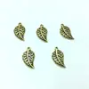 Enfeite Pendente de Folha DIY Acessórios de Liga de Zinco Pequeno Pingente Prata Antiga Ouro Antigo Ouro KC Prata Tibetana Pingentes para Colar Pulseira