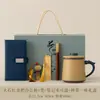 Caneca de Cerâmica Grossa Cor Vermelho-Pedra para Escritório Novo Estilo Chinês Uso Doméstico Pessoal Especial Uma Pessoa Beber Água Copo de Chá de Alta Qualidade Personalizável