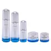 Botella de Loción Tipo Prensa, Envase de Botella de Vidrio Cosmético, Botella para Crema Facial, Botella para Crema Facial de Producto para el Cuidado de la Piel, Botella para Crema Electroplateada