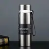Correa de Honda Portátil Negocios Deportes Botella de Agua Termo de Acero Inoxidable 316 Taza de Agua al Vacío de Gran Capacidad Fabricante Venta al por Mayor