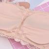 Encaje Sexy Top de Tubo Ropa Interior para Mujer Anti-Luz Reunido Base Envoltura de Pecho para Niña Tirante Invisible