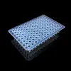 Placa PCR de 96 pocillos para fluorescencia cuantitativa 0.2ml placa de falda semi-sin falda cinta de impresión blanca transparente pp experimento