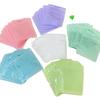 Mini Bolsa Autosellable Color Macaron Bolsa Sellada Engrosada Transparente Color Caramelo Bolsa de Almacenamiento de Tarjetas Goo Bolsa de Embalaje Multifuncional