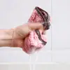 Toalla de mano colgante de vellón de coral engrosada, patrón de piña, paño absorbente de doble cara, paño de limpieza para cocina, paño para platos