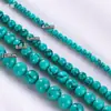 Cuentas Sueltas Turquesa Cuentas Hubei Shiyan Porcelana Alta Alambre de Hierro Cuentas Redondas DIY Juego Cultural Estrella Luna Bodhi Pulsera Accesorios
