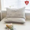 Funda de almohada de jacquard de algodón puro Paquete doble Funda de almohada 100% algodón 48x74cm Persona individual Paquete individual Funda protectora para núcleo de almohada Estilo nuevo