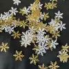 Decoración navideña con copos de nieve para árbol de Navidad, fiesta de bodas, hielo y nieve, confeti para lanzar, bricolaje, decoración navideña hecha a mano