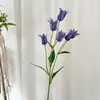 Flor de Lírio do Vale Artificial, Haste Longa, Decoração de Casa, Ornamento de Flor Falsa, Arranjo de Casamento, Vitrine, Material de Flor Decorativa