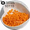 Cuentas de vidrio checas baoshiosa color natural para arroz no se decoloran color sólido pintura al óleo cuentas de porcelana hechas a mano para pulsera DIY