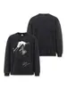 Stewell Estampado Digital Directo Transfronterizo XXX Otoño/Invierno Lavada Algodón de Peso Pesado Manga Larga Camiseta Moda Masculina Marca