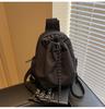 Bolsa de Lona Transfronteriza de Gran Capacidad para Mujer 2026 Nuevo Estilo Moda Callejera Bolso Cruzado Mochila Casual Multifuncional
