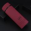 Vaso termo de acero inoxidable 304 esmerilado para hombre, de negocios, de gran capacidad, para agua, para mujer con compartimento para té, con letras, LOGO personalizado