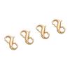 14K / 18K saco de ouro 8 caracteres fivela de mola pulseira colar de fechamento fivela artesanal diy material acessórios venda quente transfronteiriça