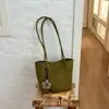 Bolsa Tejida Vintage Shuai Mijia para Mujer, Bolso Tote de Moda Nuevo Otoño 2026, Bolso de Hombro Simple de Gran Capacidad para Viajes Diarios
