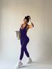 Mono Sexy de Corpiño sin Espalda de Alta Elasticidad sin Costuras, Ajustado, de Secado Rápido, para Correr, Deportes, Fitness, Yoga, con Almohadillas en el Pecho