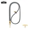 Cordón de alta gama original para teléfono móvil de 8 MM resistente para colgar en el cuello ajustable para exteriores anti-pérdida cuerda trenzada para muñeca dorada