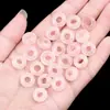 1201-6X12Mm Furo 5mm Furo Grande Contas de Ábaco Pedra Natural Contas de Furo Grande Acessórios para Joias DIY Atacado