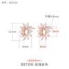 Pendientes de Plata de Ley 925 Soporte Vacío para Mujer Plata Antigua Arena Dorada Retro Soporte para Pendientes DIY Pendientes de Perla de Cera de Abeja Soporte Vacío