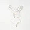 Bikini de dos piezas estilo nuevo 2026 para mujer, que disimula el abdomen y estiliza, adecuado para vacaciones en la playa y baños en aguas termales [Disponible para Dropshipping]