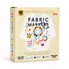 Conjunto best-seller transfronteiriço de canetas de tecido coloridas para pintura e rabiscos em roupas infantis, canetas marcadoras criativas DIY, atacado