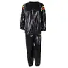 Traje de sauna inducor de sudoración más vendido, conjunto de fitness, traje de correr impermeable de PVC de alta densidad para moldear el cuerpo