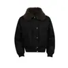 Chaqueta Gruesa de Invierno Estilo Americano con Cuello de Piel Cálido, Talla Grande, Abrigo de Algodón para Hombres y Mujeres, Diseño de Marca de Moda, Chaqueta Acolchada