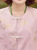 Ropa de Estilo Nuevo Primavera y Verano 2026 para Madres, Chaleco Nuevo de Estilo Chino con Botones, Ropa para Mujeres de Mediana Edad y Mayores, Chalecos de Primavera Estilo Nacional