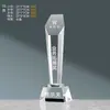 Troféu de Cristal Criativo Personalizado para Eventos Anuais, Competições, Lembranças para Funcionários Destaques, Medalhas Infantis Feitas Sob Medida com Gravação