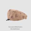 Gorra de bebé de primavera y otoño, nueva boina para niños y niñas, gorra delantera para niños, sombrero para niños de estilo coreano