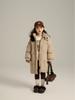 DOG Ropa Infantil Chaqueta de Plumas Chaqueta de Plumas Estilo Western para Niñas 2024 Nueva Chaqueta de Invierno para Salir 85 Terciopelo