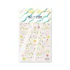Céu Fofo Celebridade da Internet Popular Urso de Gelatina e Gato Case Shell Adesivos para Unhas Brilhantes Desenho Animado Decoração de Unhas DIY