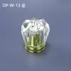 En Stock 15 Piezas Tapas para Botellas de Perfume, Carcasa Transparente Cuadrada, Tapas Metálicas de Colores, Accesorios para Botellas de Perfume, Al Por Mayor