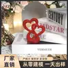 Produto Novo Transfronteiriço Impresso em 3D Estátua de Amor Tecido Eterno Ornamento de Mesa Presente de Casamento Aniversário Dia dos Namorados