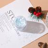 Material hecho a mano DIY serie navideña cáñamo suelto goma que gotea lentejuelas brillantes copos de nieve estrellas árbol de Navidad lentejuelas mixtas