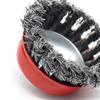 Fabricação, Processamento e Personalização de Roda de Arame Torcido, Roda de Arame de Aço, Roda Abrasiva Cônica para Remoção de Ferrugem, Roda de Polimento