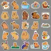 100 Adesivos de Capivara Desenho Animado Animal Fofo Kabi Bala Goo Card Decorativo Copo de Água Celular Adesivos de Batata