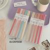 Palillos para Uso Doméstico, Un Palillo por Persona, No Propenso al Moho, Alto Valor Estético, Coloridos, Estilo Japonés, Diseño Simple, con Empaque Individual