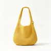 Bolso de Punto Elección del Blogger¡Espectacular! Bolsa tejida hueca casual estilo coreano para vacaciones, nueva para primavera/verano 2026