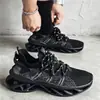 Sapatos Respiráveis de Malha Fly de Tamanho Grande para Venda Transfronteiriça, Novo Modelo de Verão, Sapatos Mecha, Sapatos Meia, Sapatos Esportivos Versáteis com Solado Grosso, Tendência para Homens, Dropshipping