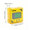 Etopoo Inclinómetro Digital Electrónico para el Hogar Ip54 Instrumento Medidor de Ángulo Regla de Nivel Regla de Pendiente