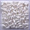 Qingdao Alta Brilhança Bege Perfurado Tipo Gota d'Água Pérola Artificial Furo Reto Gota d'Água DIY Acessórios para Joias Acessórios para Vestuário