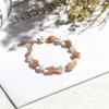 Pulseira de Cristal Nina Pulseira de Cristal Rosa Pérola Feminina Estilo Coreano Elegante Transferência Presente de Dia dos Namorados para Menina
