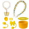 Xiyin Dropshipping Colgante de Lazo para Taza Stanley Tapón Antiderrames 10mm Tapa de Popote Suave de Silicona Cuerda para Bolso Cubierta de Taza