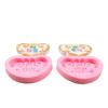 Divertido candado concéntrico infantil patrón auspicioso de la palabra Ruyi molde de silicona para hornear azúcar chocolate para pasteles galletas DIY