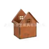 Macetas de Casa Oxidada Transfronterizas, Macetas Oxidadas Resistentes a la Intemperie, Casas de Velas Oxidadas, Casas de Hierro